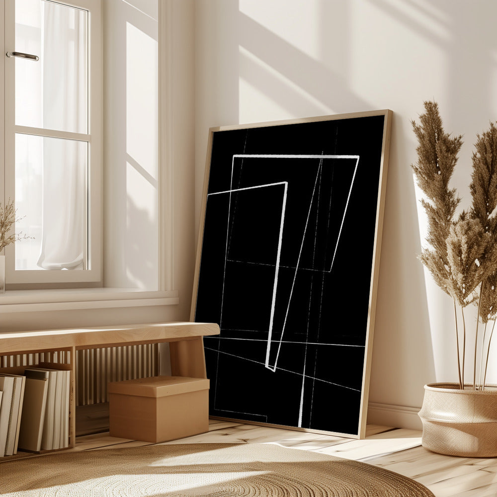 Angular Lines No 3 Poster